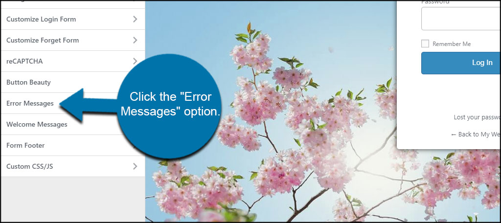 Error Messages