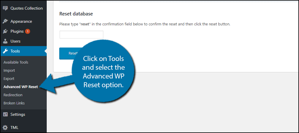 How to Reset Your WordPress Database to Default Settings