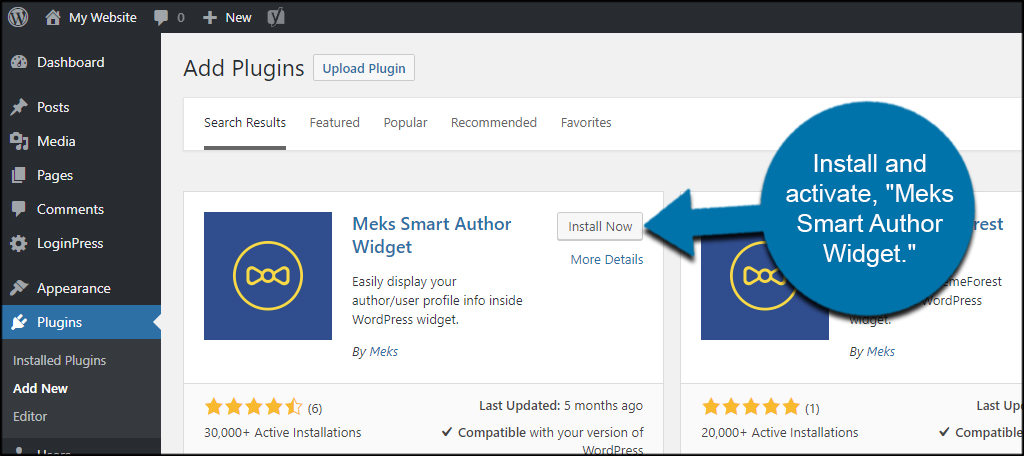 Meks Smart Author Widget