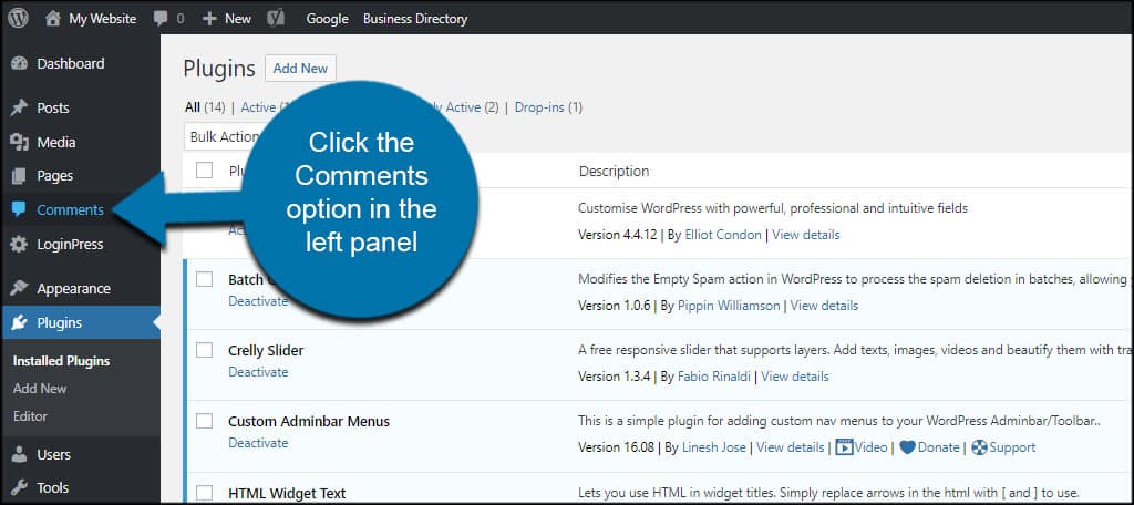 How To Delete Spam Comments In Bulk Using WordPress GreenGeeks
