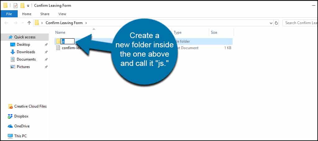 Java Script Folder