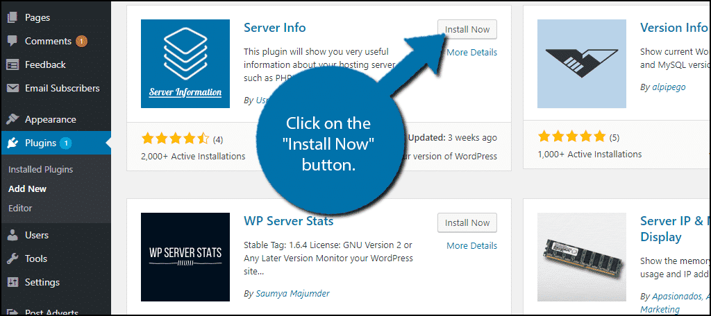 Install Server Info to view the uptime of your WordPress server
