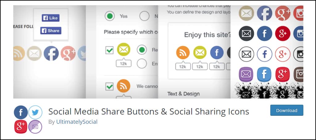Social Media Share Buttons floating share buttons
