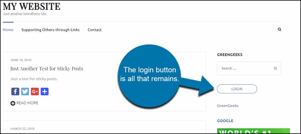 Login Button