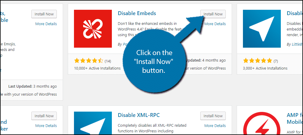 Click on the "Install Now" button.