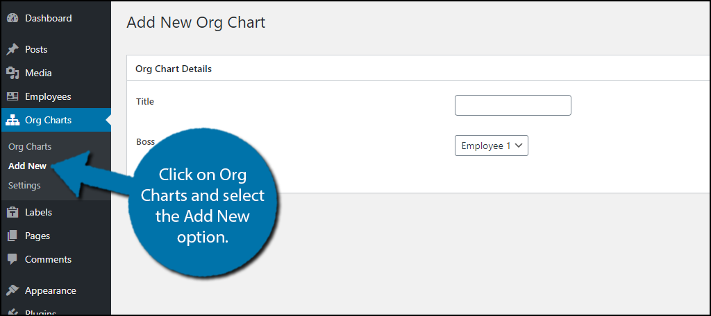 Org Charts