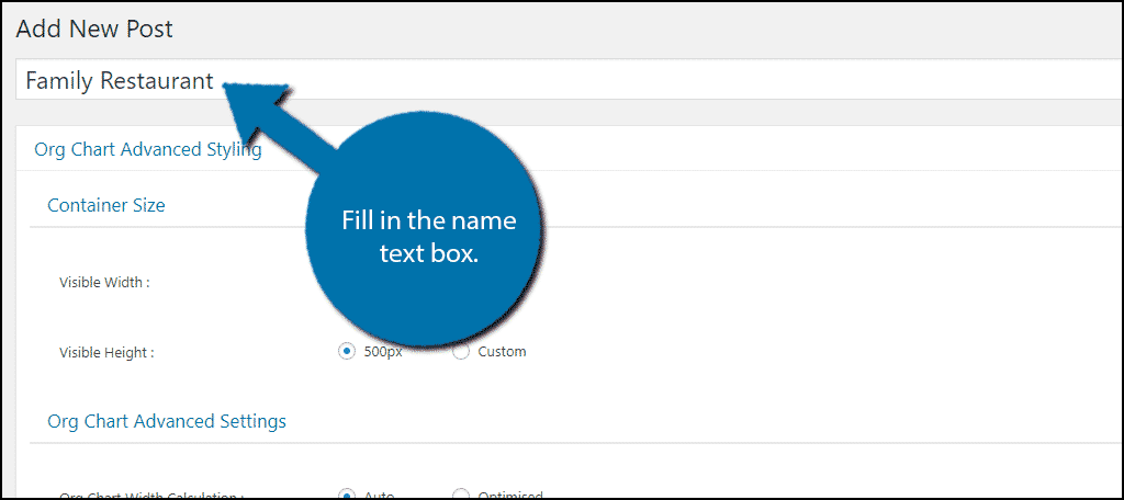 Simple Org Chart Wordpress