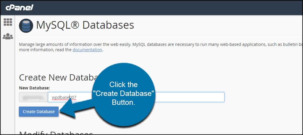 Create Database