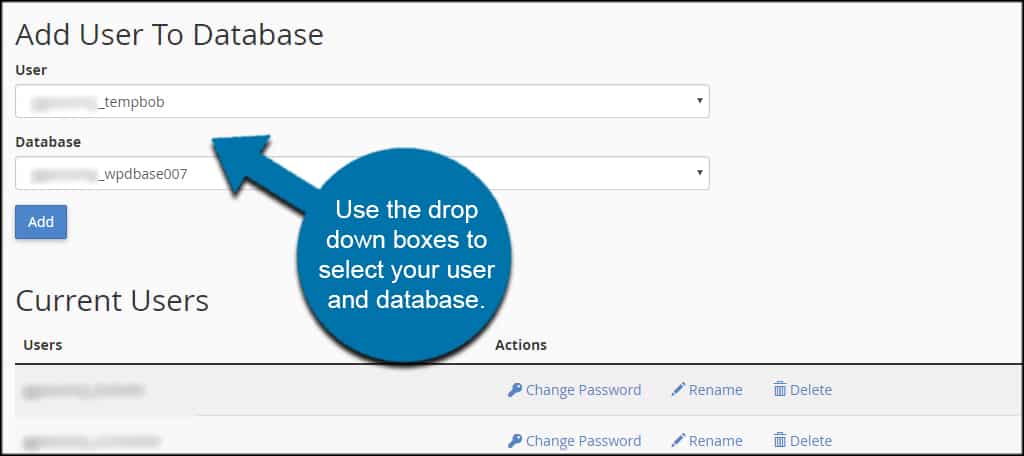 User And Database