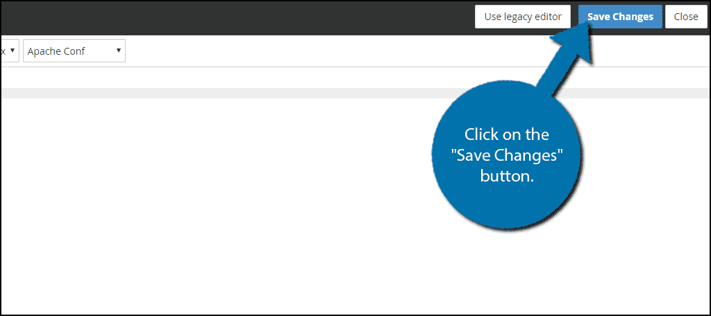 Save the changes to fix the php execution error in your directories