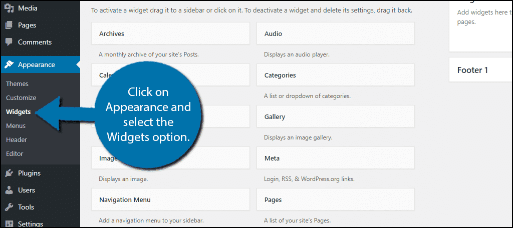 How to Use Accessibility Mode to Add Widgets in WordPress - GreenGeeks
