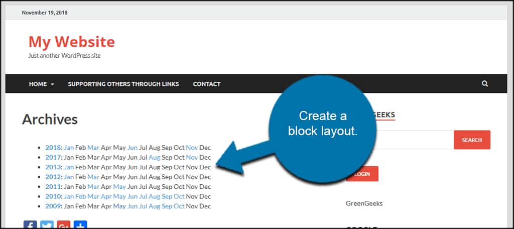 Block Layout