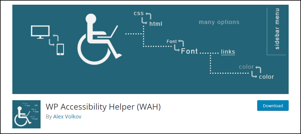 WP Accessibility Helper (WAH)