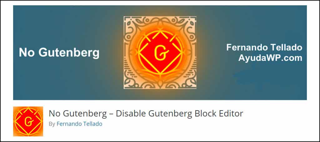 No Gutenberg