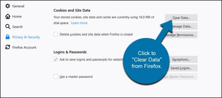 How To Clear Your Firefox Browser Cache on PC - GreenGeeks