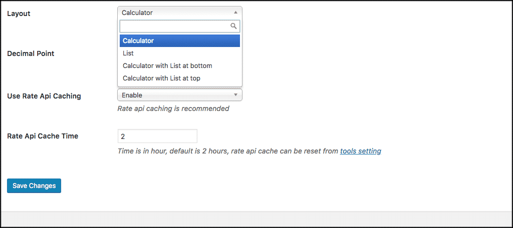 Display the calculator how you prefer