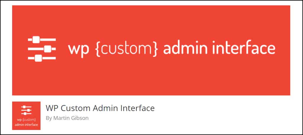 WP Custom Admin Interface