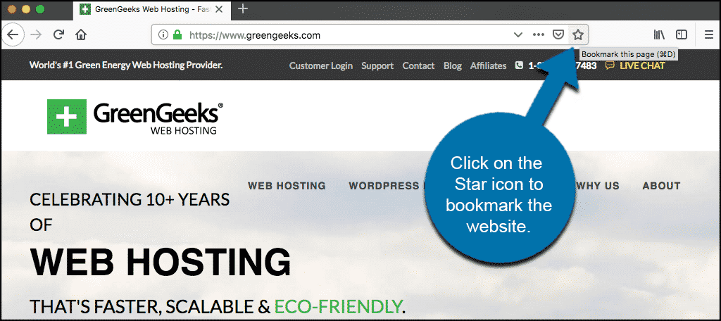 how to add edit and modify bookmarks in firefox greengeeks bookmark this page