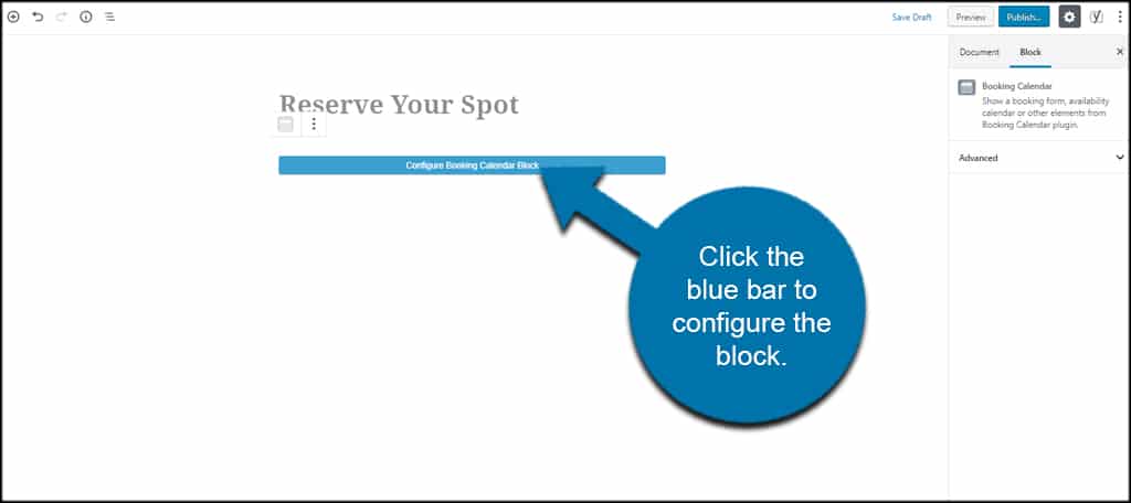 Configure Block