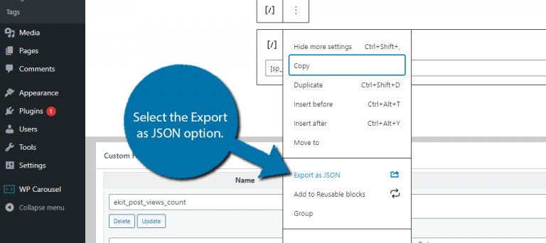 How To Export and Import Gutenberg Blocks in WordPress - GreenGeeks
