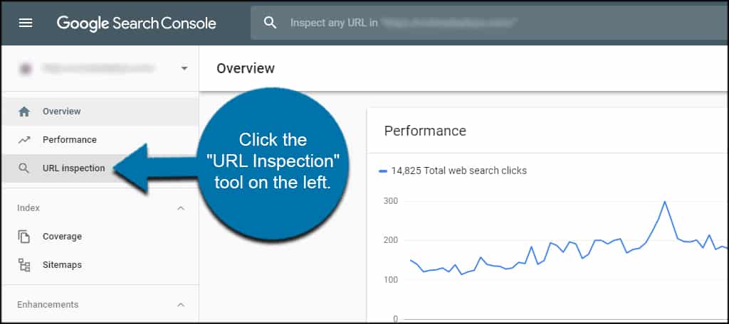 Google URL Inspection Tool