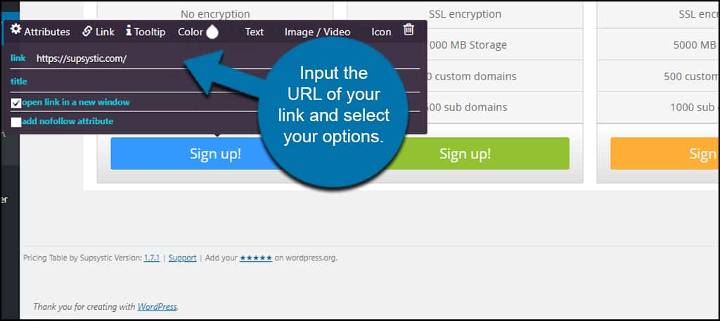 Modify CTA Actions