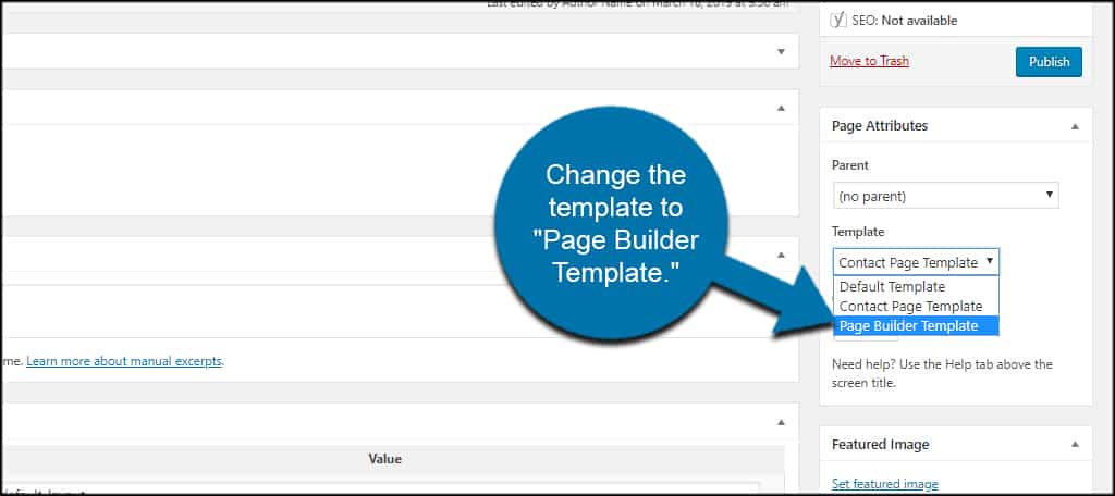 Page Builder Template