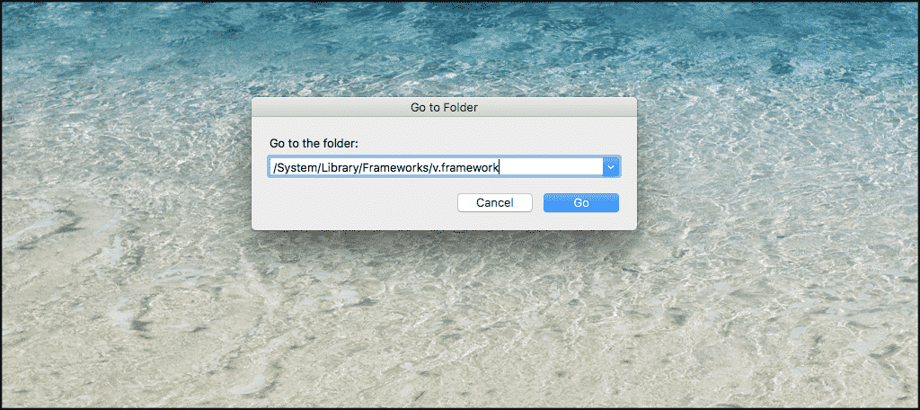 Go to folder open to remove adware in Safari