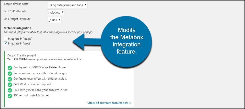 Metabox Integration