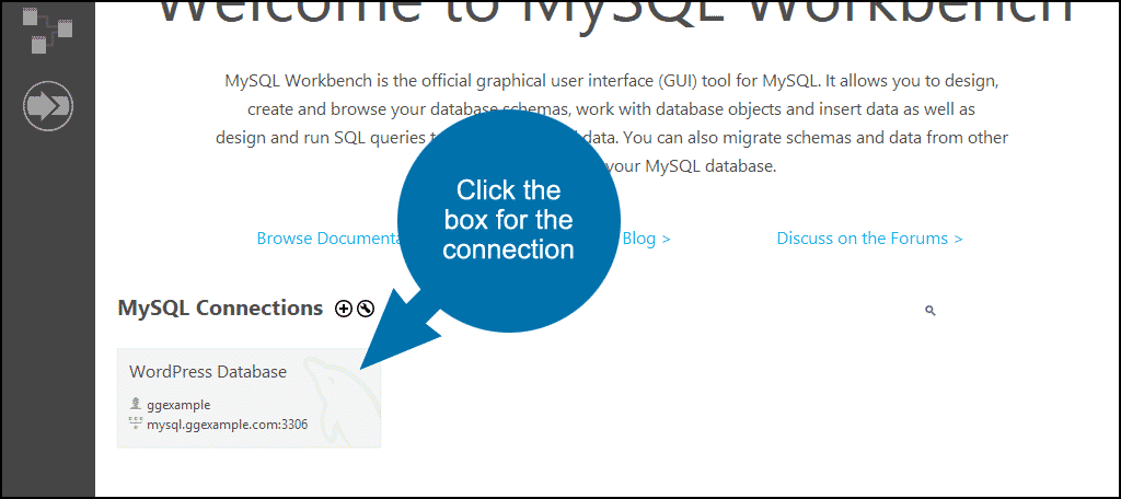 MySQL Workbench database backup step 5