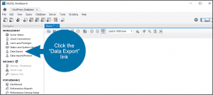 How to Make a MySQL Database Backup With MySQL Workbench - GreenGeeks