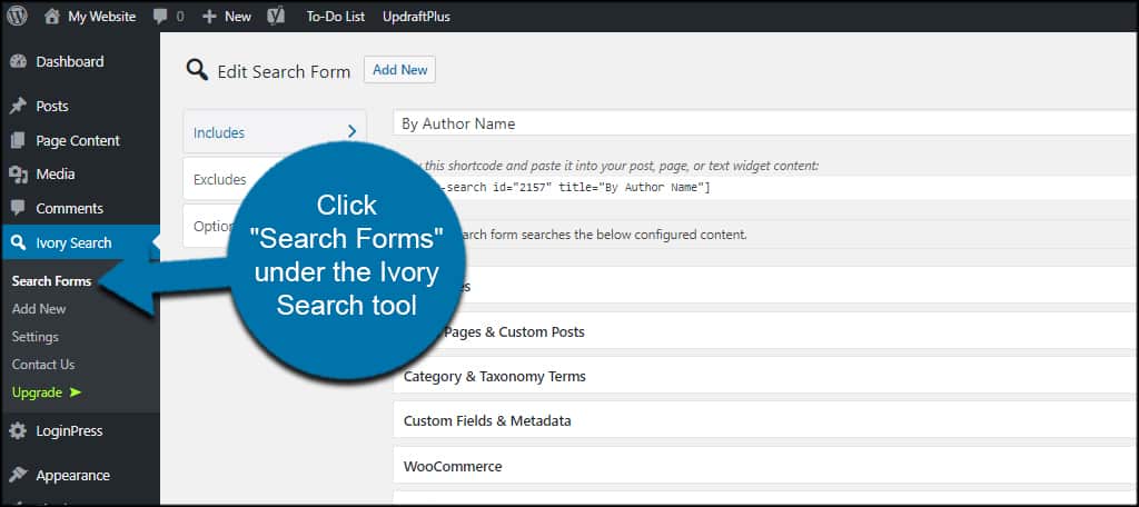 Search Forms