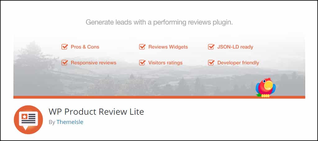 WP Product Review Lite