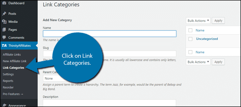 Link Categories