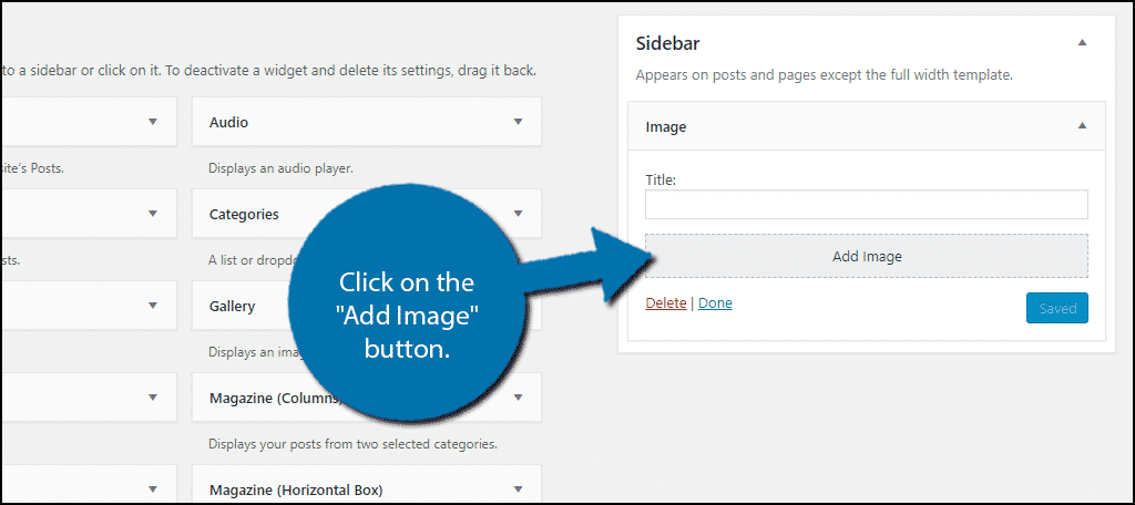 Add Image Button