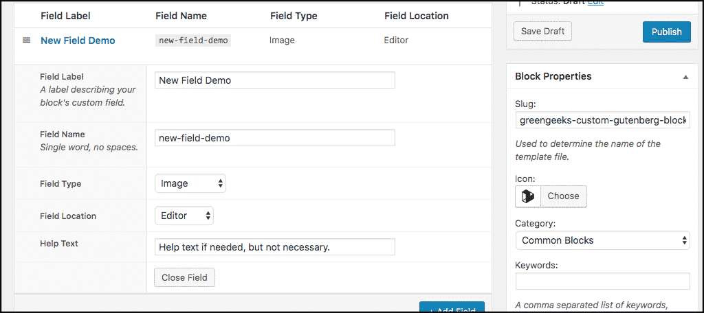 Add as many fields as you want