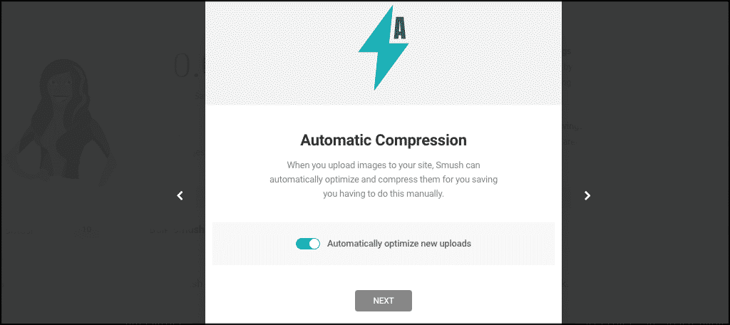 Automatic smush compression