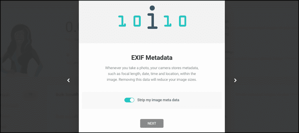 EXIF metadata