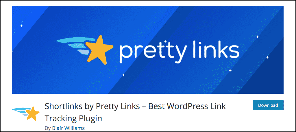 Shortlinks by pretty links plugin