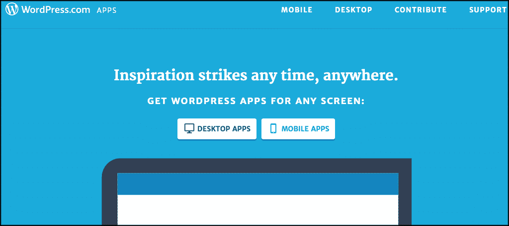 Download and install wordpress mobile app