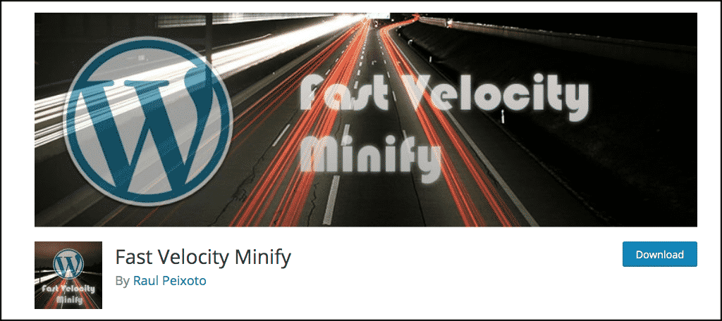 Fast velocity minify plugin