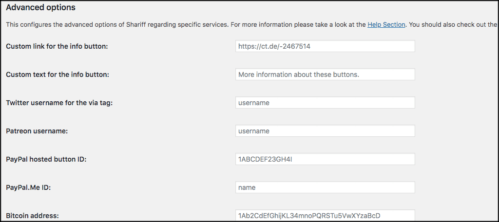 Opciones avanzadas para botones de compartir compatibles con gdpr