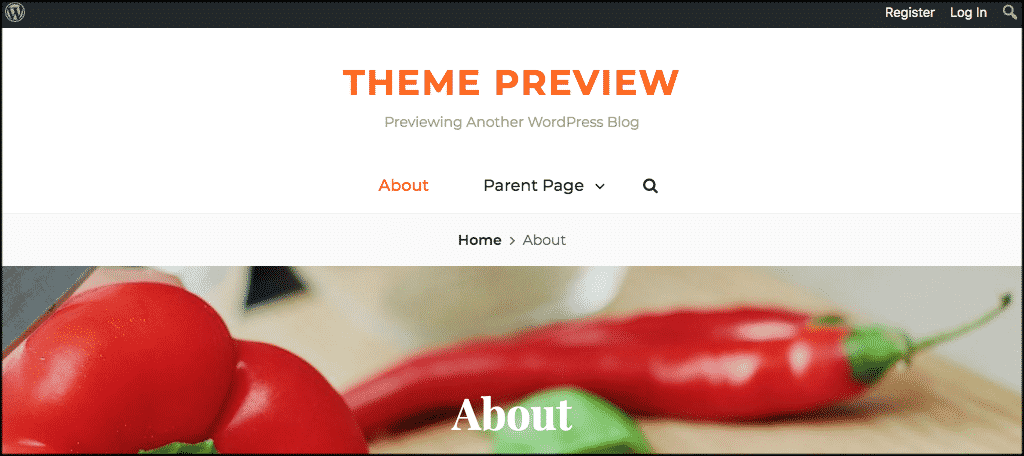 Foodie world recipe blog theme