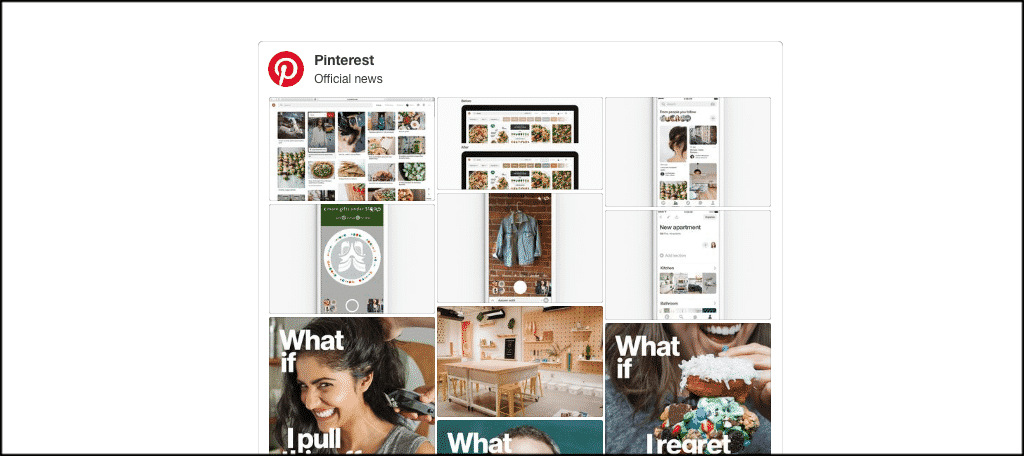 Live version of pinterest wordpress gallery