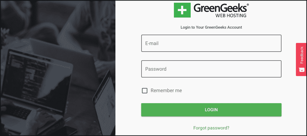 Login to GreenGeeks