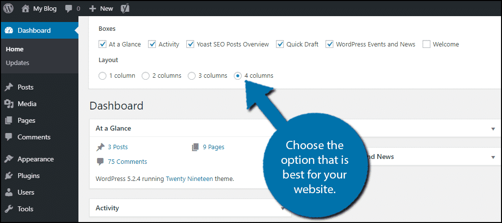 Layout Options