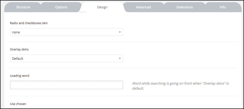 Plugin design