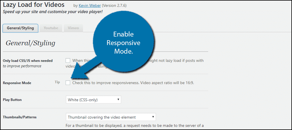 Responsive Mode