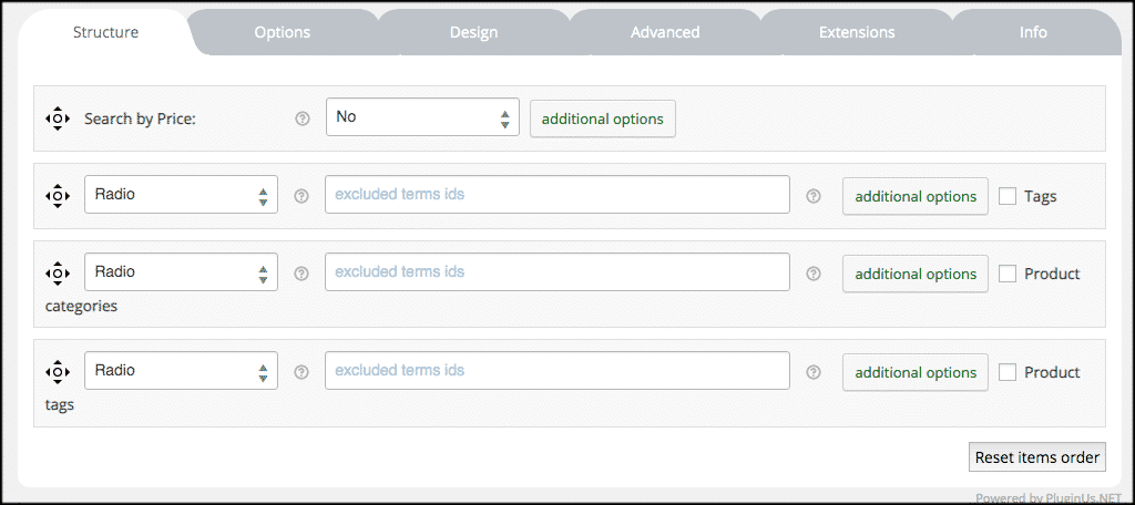 filter plugin structure