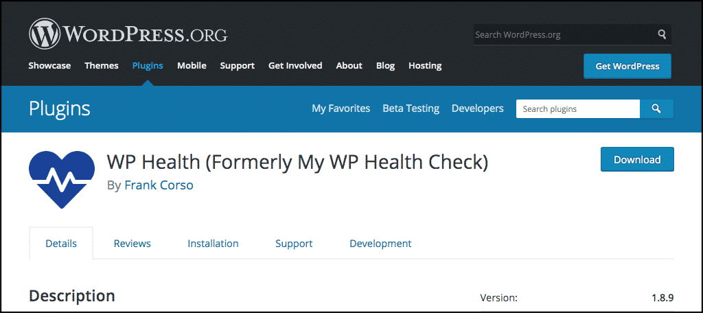 WP health check
